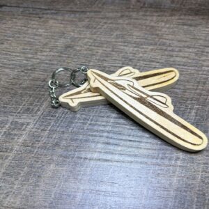 Outrigger Canoe Keychain