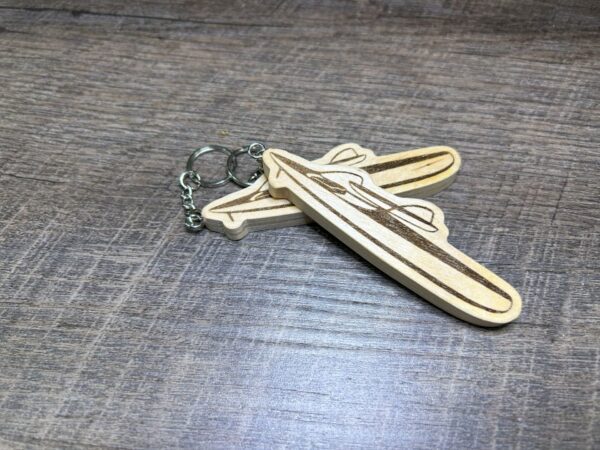 Outrigger Canoe Keychain